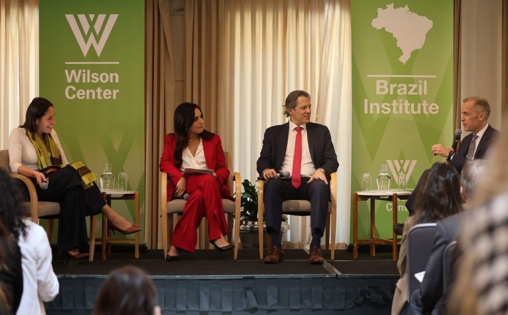 Bruna Santos and Min. Haddad