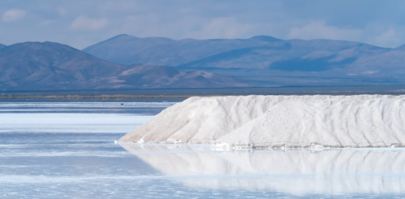 Salinas Grandes, a large salt flat in Jujuy and Salta, Argentina