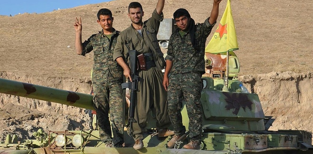 YPG fighters in Syria