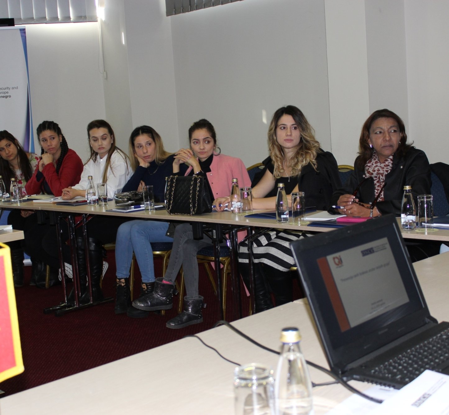 Participants of the event organized by the OSCE Mission to Montenegro presenting the results of the project “Prevention of early marriages among vulnerable groups” in Podgorica on 14 November 2019.