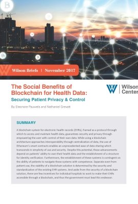 The Social Benefits of Blockchain for Health Data: Securing Patient Privacy and Control