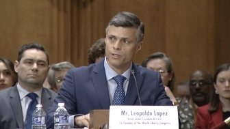 Leopoldo Lopez Testifies Before Foreign Relations Committee