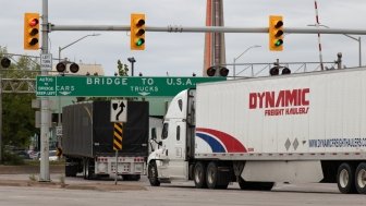 Canadian Trucks entering the United States