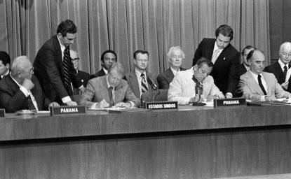 President Jimmy Carter and President Torrijos Panama