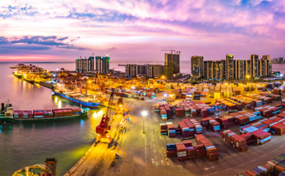 Port in Haikou, Hainan, China