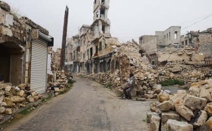 Aleppo damage