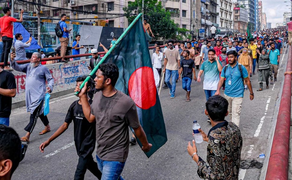 Pro-democracy protest in Bangladesh