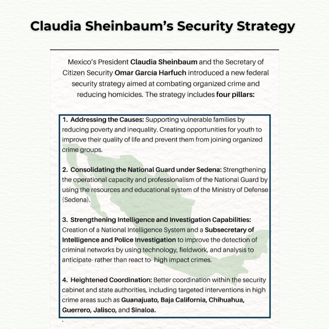 Claudia Sheinbaum's Security Strategy