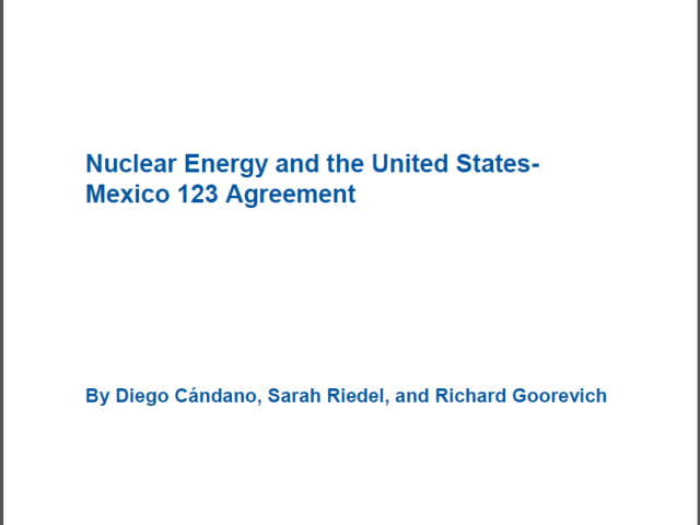 Nuclear Energy and the United States-Mexico 123 Agreement