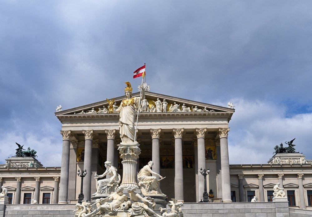 Image of the Austrian parliament in Vienna