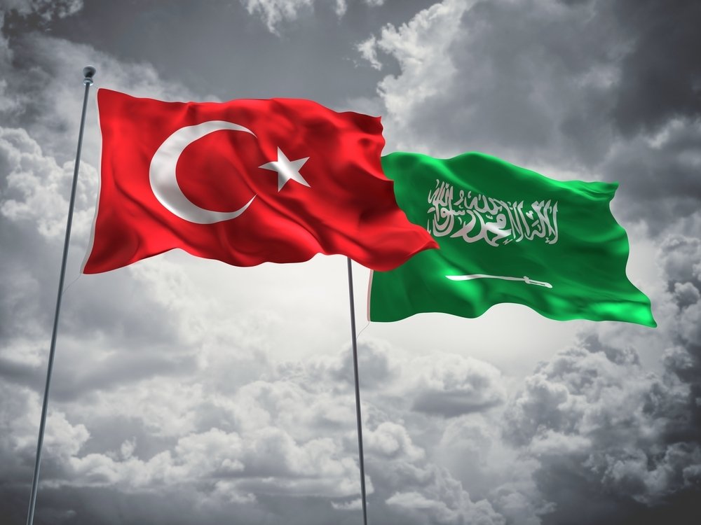 Turkey Saudi Arabia flags