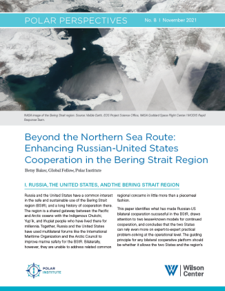 Polar Perspectives No. 8 | Beyond the Northern Sea Route: Enhancing Russian-United States Cooperation in the Bering Strait Region