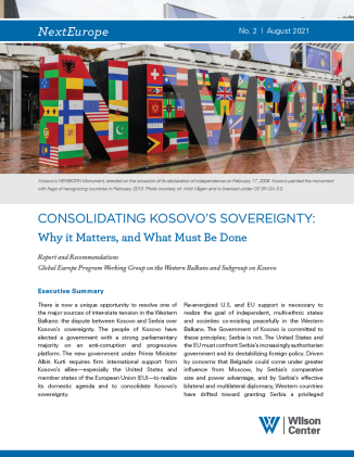 Cover of Consolidating Kosovo's Sovereignty: Why it Matters, and What Must Be Done