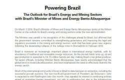 Event Transcript: Powering Brazil - The Outlook for Brazil's Energy and Mining Sectors, with Minister Bento Albuquerque