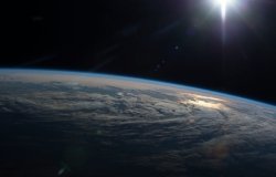Image of Earth taken by crew members aboard the International Space Station