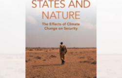The cover of the book, States and Nature: The Effects of Climate Change on Security.