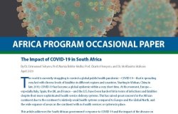 COVID-19 South Africa paper