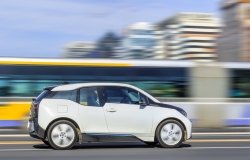 Picture of EV on the street in Beijing