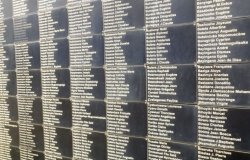  Names of victims at mass graves in National Memorial to the victims of Genocide in Kigali, Rwanda.