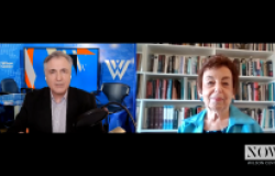 Image Screen Grab of Flip Strumm for NOW interview on RBG