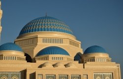 Mosque in Astana (Nur-Sultan), Kazakhstan