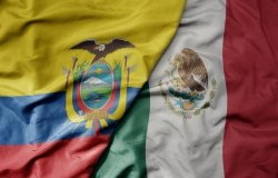 Ecuadorian and Mexican flags