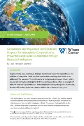 POLICY BRIEF | Governance and Organized Crime in Brazil: Proposal for Interagency Cooperation to Prevent and Repress Corruption through Financial Intelligence